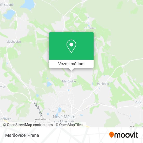 Maršovice mapa