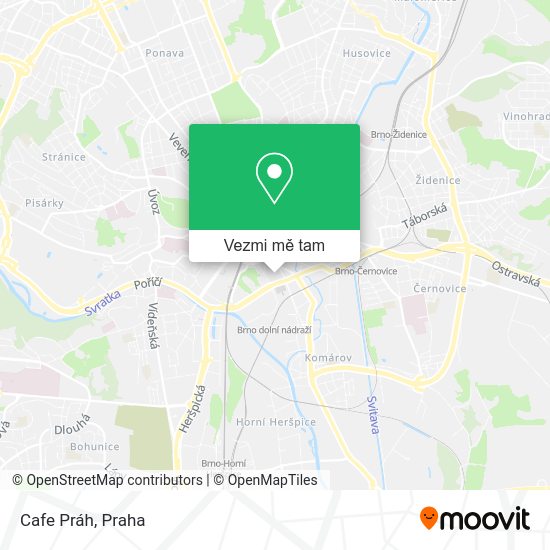Cafe Práh mapa
