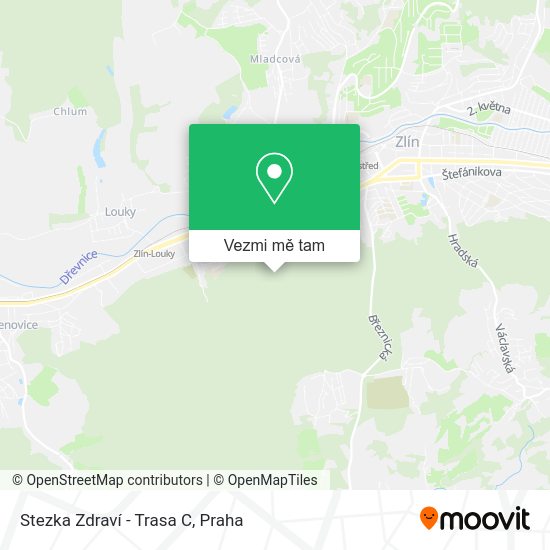 Stezka Zdraví - Trasa C mapa