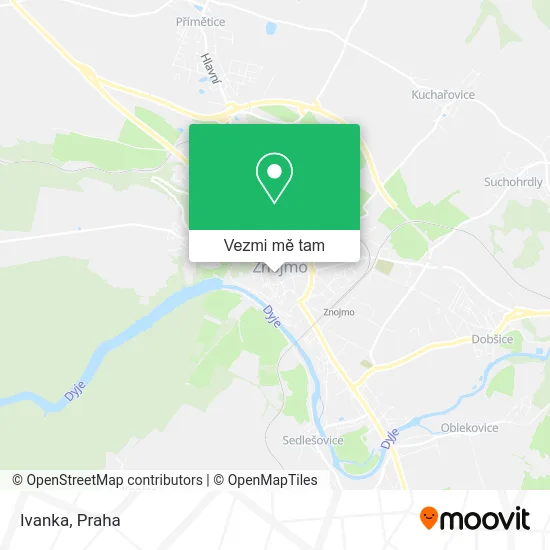 Ivanka mapa