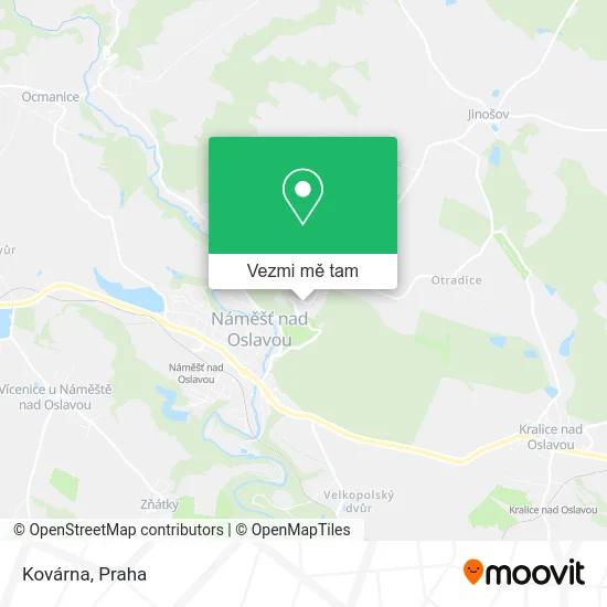 Kovárna mapa