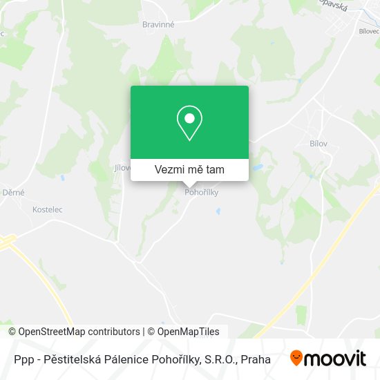 Ppp - Pěstitelská Pálenice Pohořílky, S.R.O. mapa