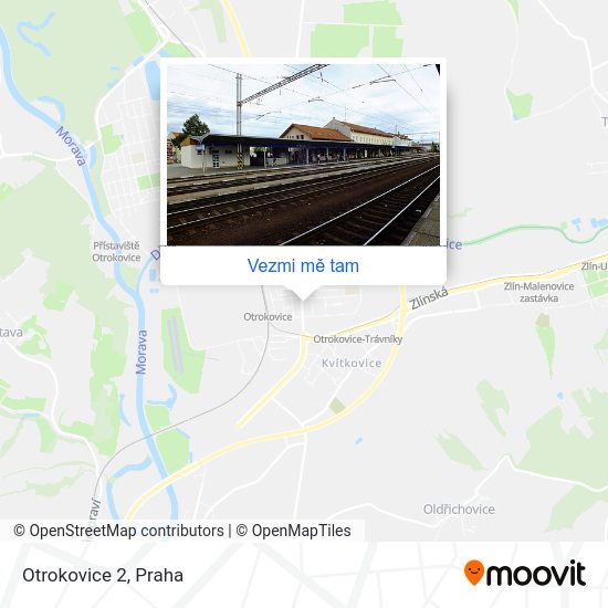 Otrokovice 2 mapa