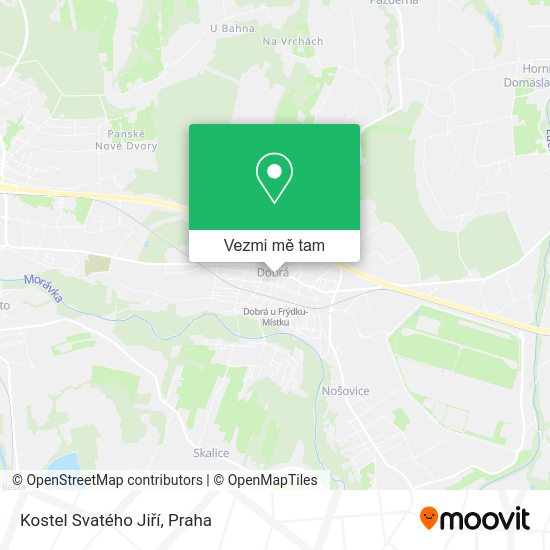 Kostel Svatého Jiří mapa