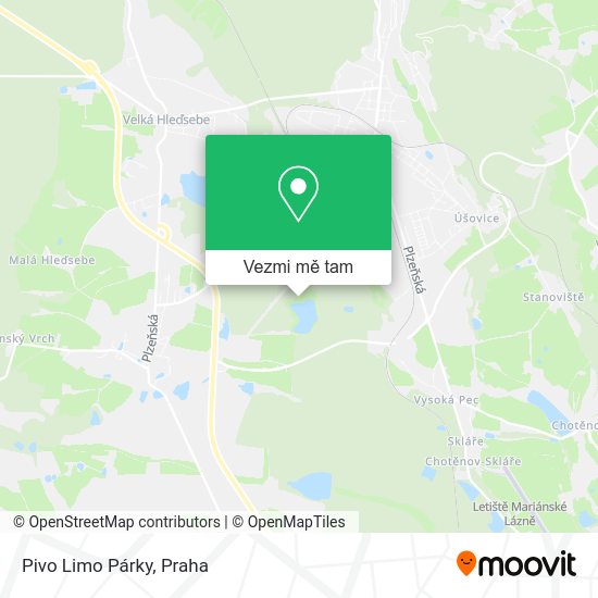 Pivo Limo Párky mapa