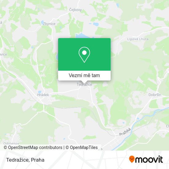 Tedražice mapa