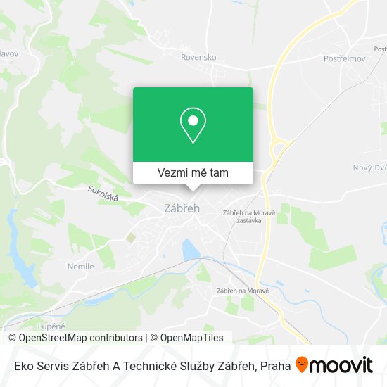 Eko Servis Zábřeh A Technické Služby Zábřeh mapa