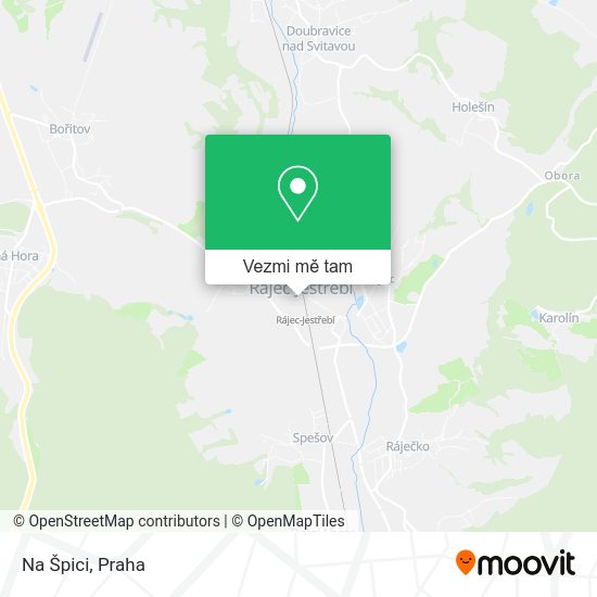 Na Špici mapa