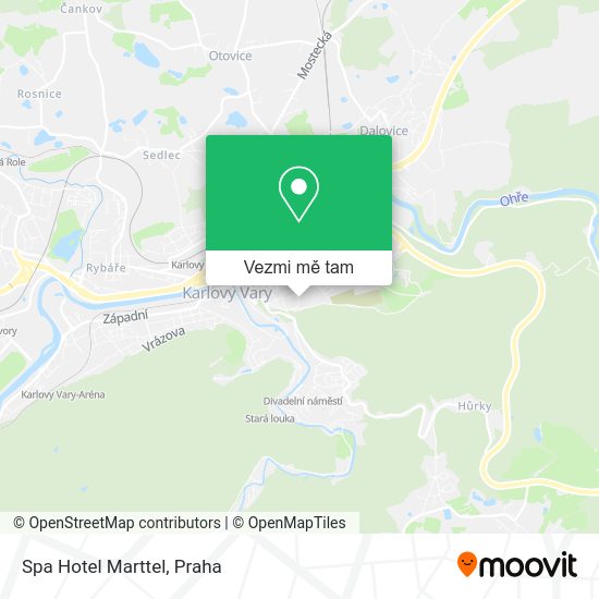Spa Hotel Marttel mapa