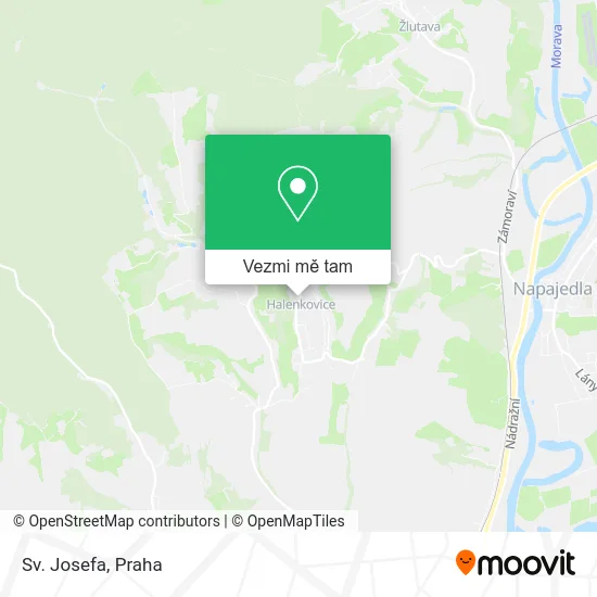 Sv. Josefa mapa