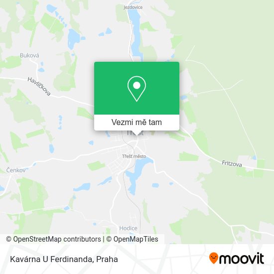 Kavárna U Ferdinanda mapa