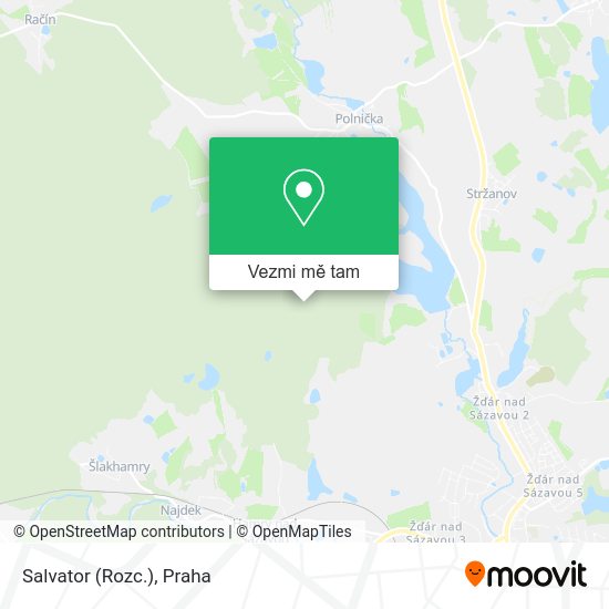 Salvator (Rozc.) mapa