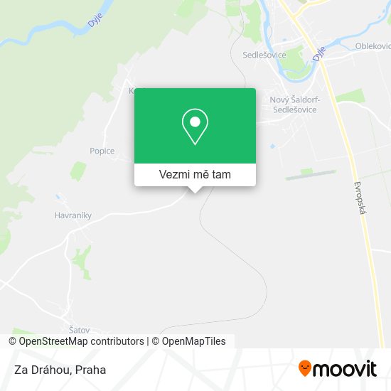 Za Dráhou mapa