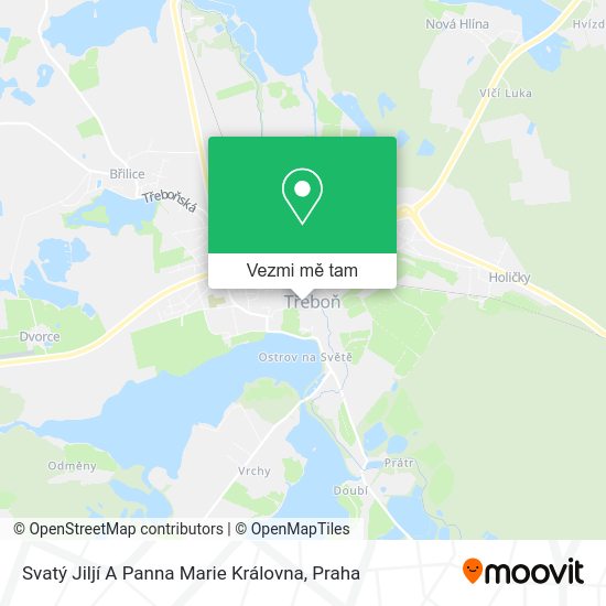 Svatý Jiljí A Panna Marie Královna mapa
