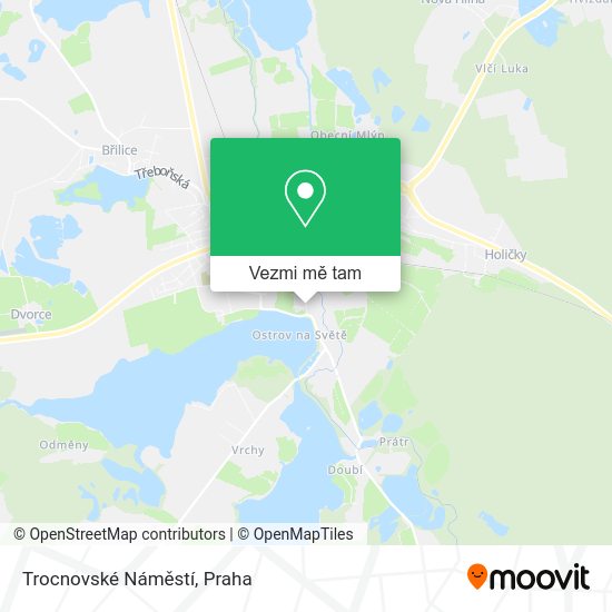 Trocnovské Náměstí mapa