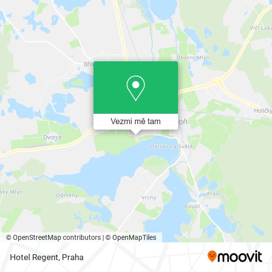 Hotel Regent mapa