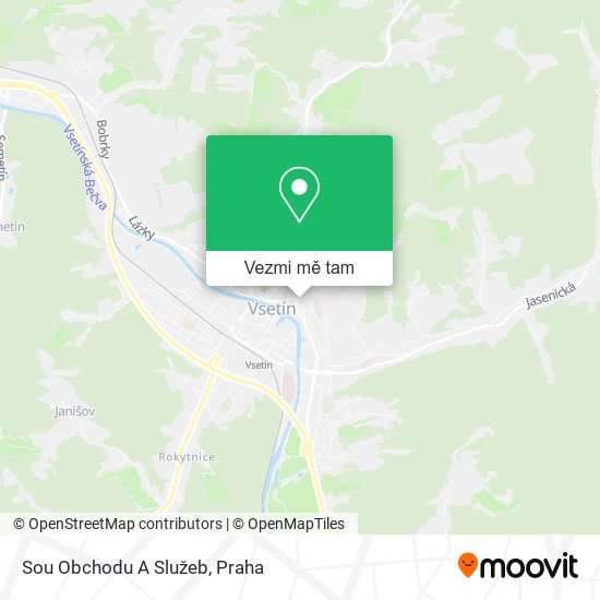 Sou Obchodu A Služeb mapa