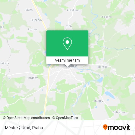 Městský Úřad mapa