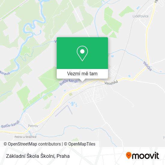 Základní Škola Školní mapa
