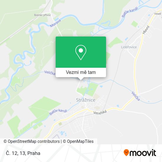 Č. 12, 13 mapa