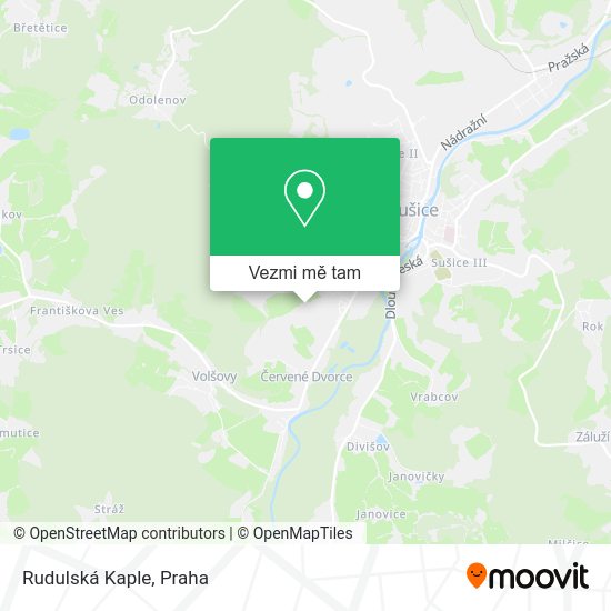 Rudulská Kaple mapa