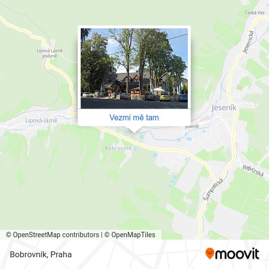 Bobrovník mapa