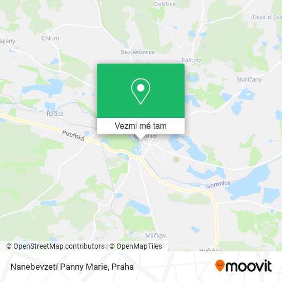 Nanebevzetí Panny Marie mapa