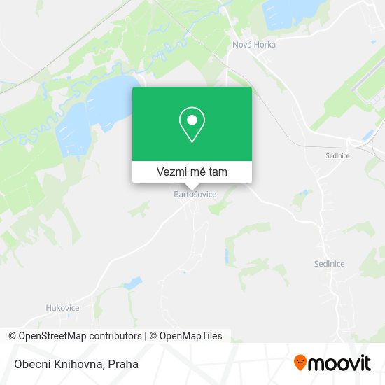 Obecní Knihovna mapa