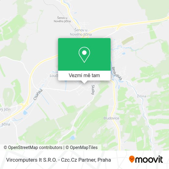 Vircomputers It S.R.O. - Czc.Cz Partner mapa