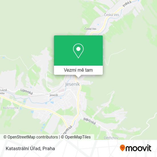 Katastrální Úřad mapa