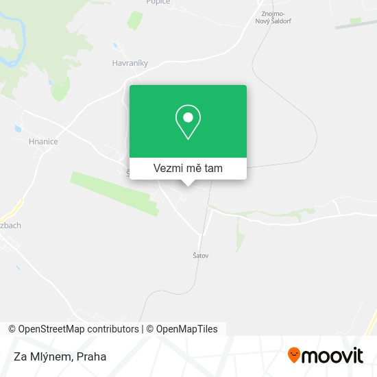 Za Mlýnem mapa