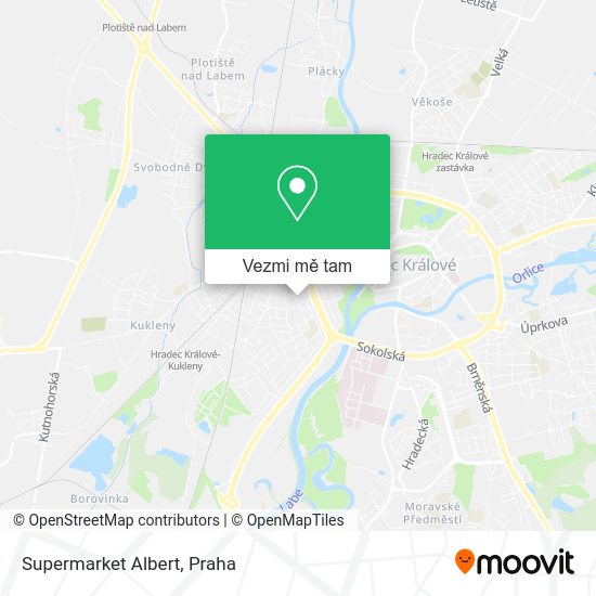 Supermarket Albert mapa