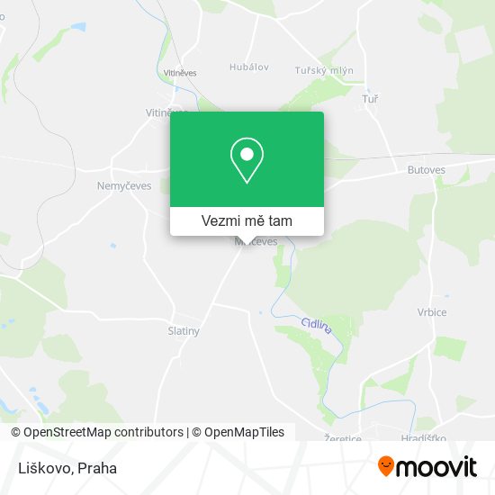 Liškovo mapa