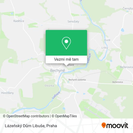 Lázeňský Dům Libuše mapa