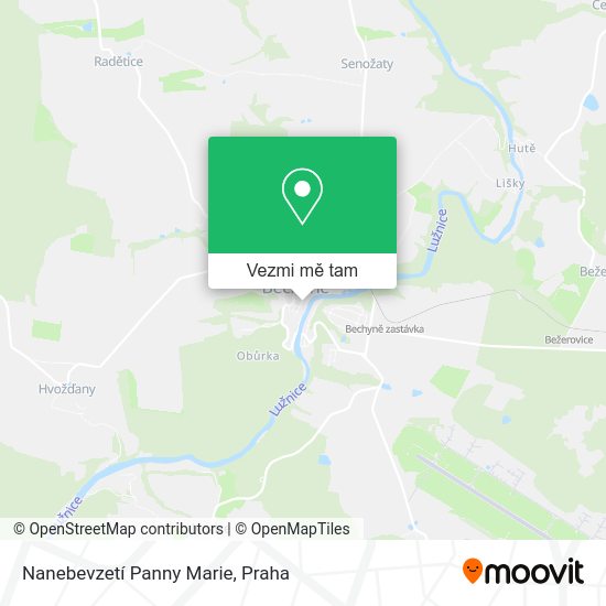 Nanebevzetí Panny Marie mapa