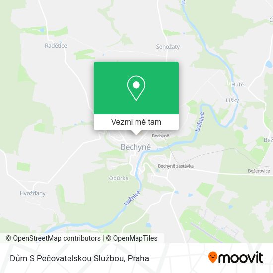 Dům S Pečovatelskou Službou mapa