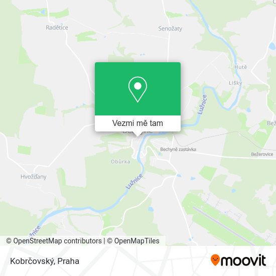 Kobrčovský mapa