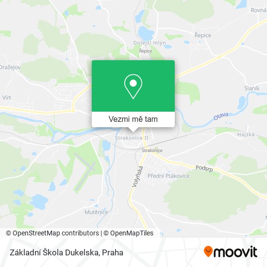 Základní Škola Dukelska mapa