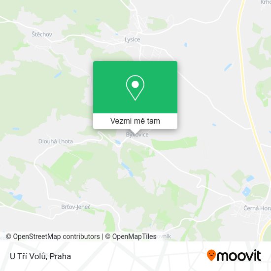U Tří Volů mapa