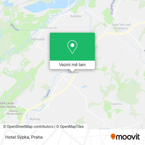 Hotel Sýpka mapa