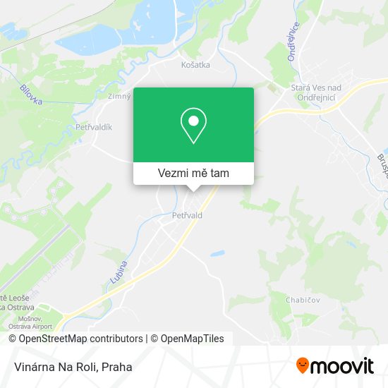 Vinárna Na Roli mapa