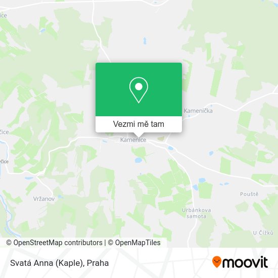 Svatá Anna (Kaple) mapa