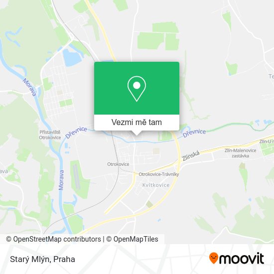 Starý Mlýn mapa