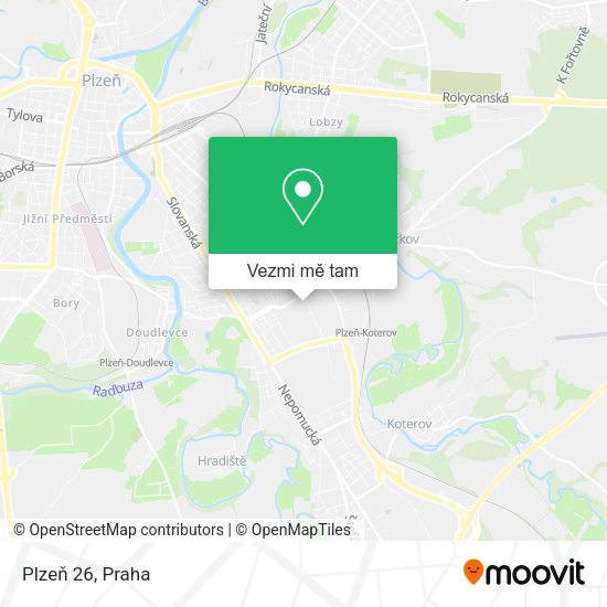 Plzeň 26 mapa