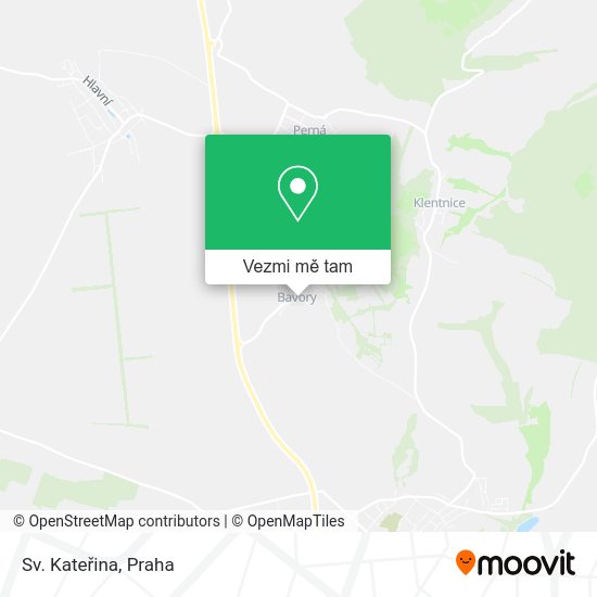 Sv. Kateřina mapa
