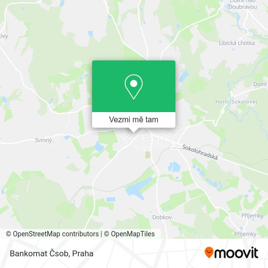 Bankomat Čsob mapa