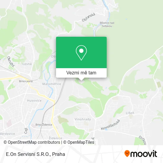 E.On Servisní S.R.O. mapa