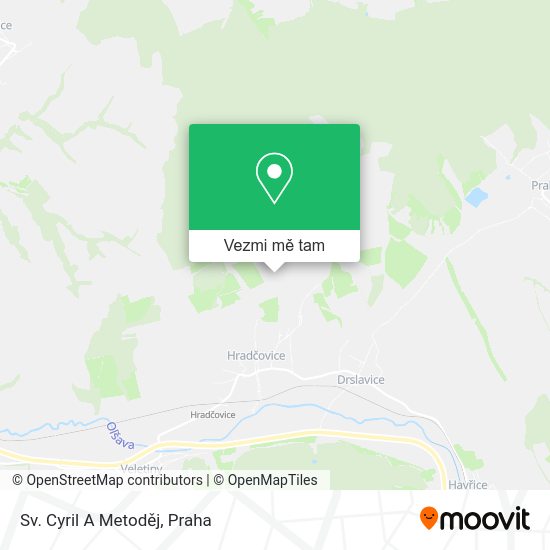 Sv. Cyril A Metoděj mapa