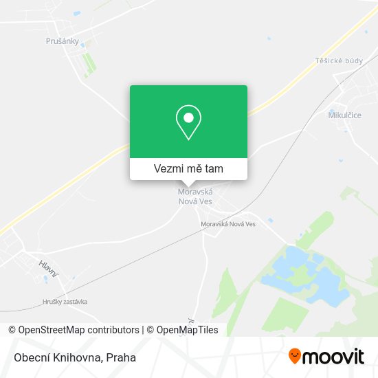 Obecní Knihovna mapa
