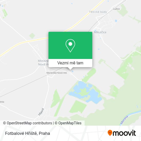 Fotbalové Hřiště mapa